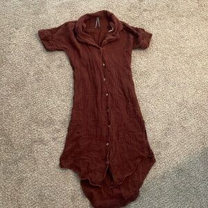 By Anthropologie Buttondown Dress